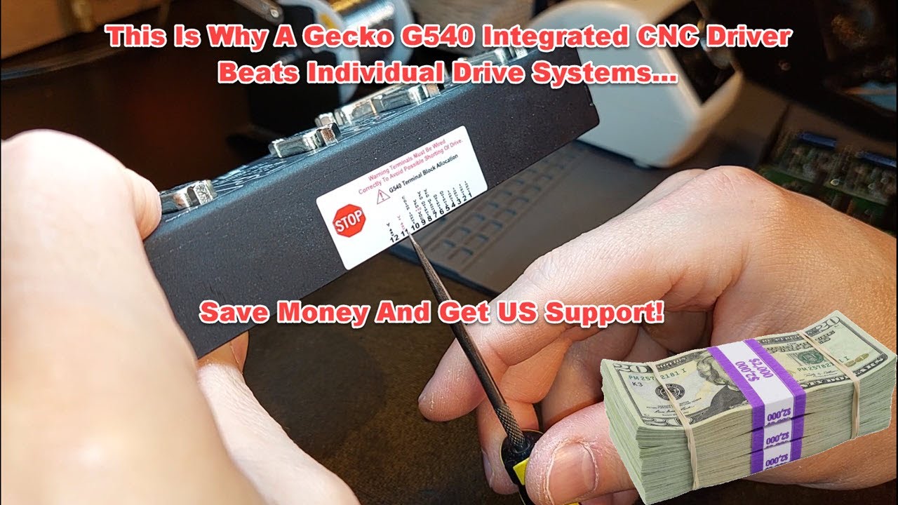 Вот почему интегрированный драйвер ЧПУ Gecko G540 превосходит отдельные приводные системы.