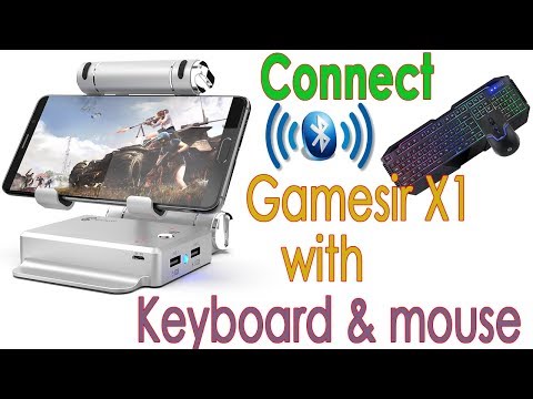 How to connect mouse and keyboard in GameSir X1 BattleDock Converter.