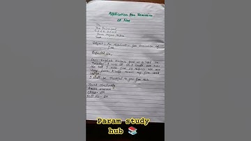 Application for Remission of fine