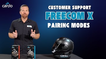 Freecom X: Pairing Modes