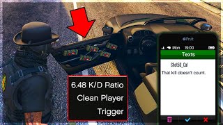 6.48 KD Tryhard Tries To Spawn Trap Me But Gets Outsmarted on GTA 5 Online (Ragequits)