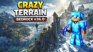 ⛰️ Unreal Mountain Generation 🤯 | Minecraft Bedrock v 26.0 screenshot 4