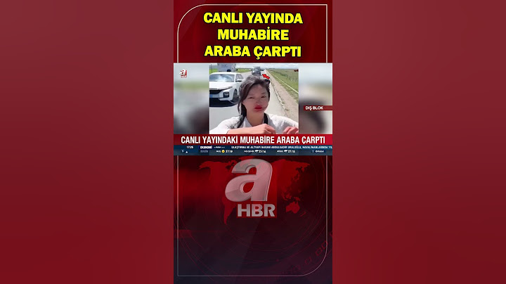 Canlı yayındaki muhabire araba çarptı | A Haber