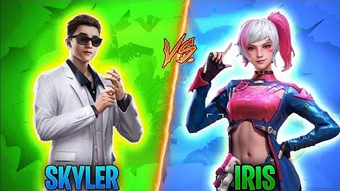 Skyler Vs IRIS Ability Test | Who is best Character in Secret Tips 🤔 #shorts #freefire