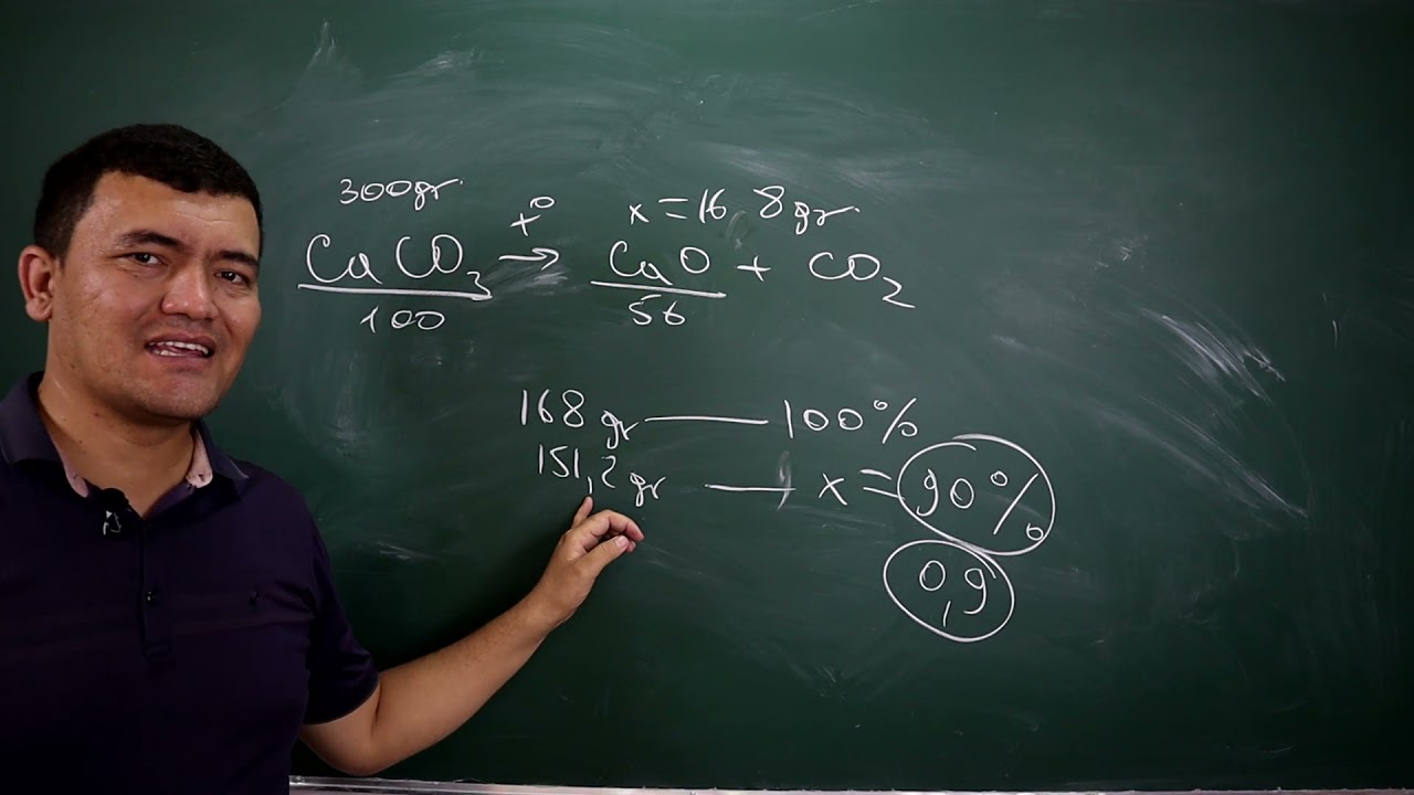 Qoshimcha moddaga doir va reaksiya unumi