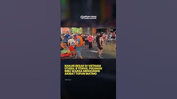 Banjir Besar di Vietnam Utara: 8 Tewas, Puluhan Ribu Warga Mengungsi Akibat Topan Matmo