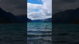 Calm Mountain Lake Waves 🏔️ Alpine Water Sounds for Relaxation & Sleep | No Music
