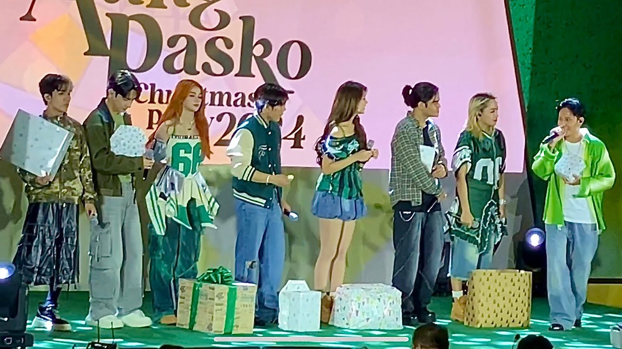 SB19 x G22 EXCHANGE GIFT NAKAKAKILIG LIVE AT ACER ATING PASKO CHRISTMAS PARTY 2024 SA MALL OF ASIA
