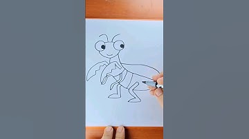 Click my channel for full and more videos #drawing  #coloring #prayingmantis