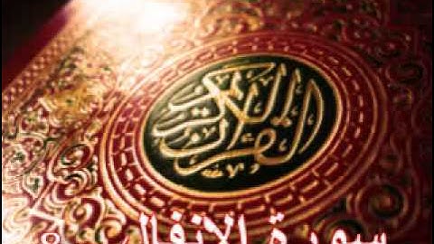 سورة الانفال - ناصر القطامي | Surah AL-Anfal - Nasser AL-Qatami