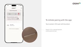 OSIM uDiva SOFA: Pairing With The OSIM Well-Being App screenshot 1