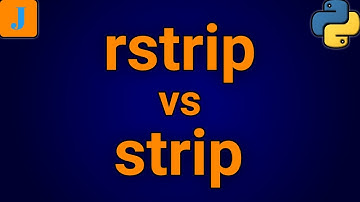 Python rstrip vs strip