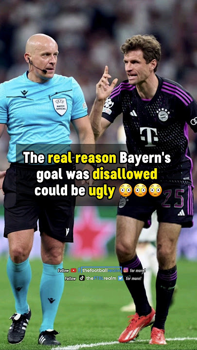 UGLY reason why Bayern were robbed? 😳 #football