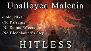 Unalloyed Malenia HITLESS/NO DMG -World's 11th- | Elden RIng