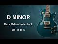 D Minor Dark Melancholic Rock Backing Track | 6/8 | 76 BPM