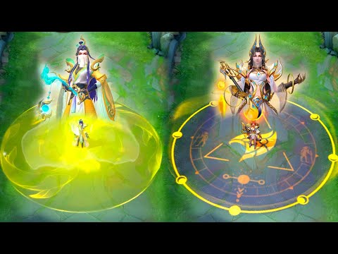 Luo Yi Oracle of Sol Epic VS Elysium Guardian Collector Skin Comparison