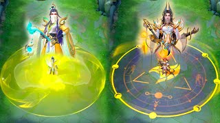 Luo Yi Oracle of Sol Epic VS Elysium Guardian Collector Skin Comparison