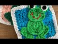 crochet kids baby blanket Aplike Bebek Battaniyesi (9. Motif), crochet animal applique #babyblanket