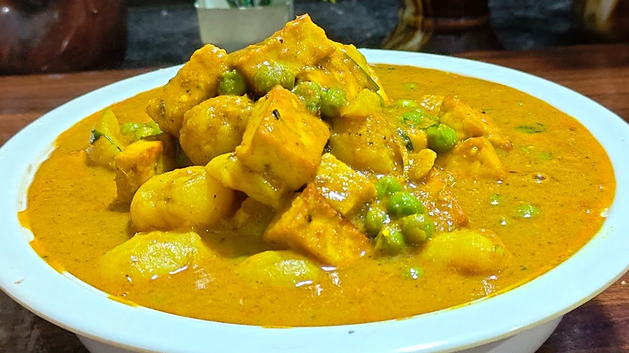 Aloo matar paneer recipe