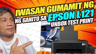 Unboxing Epson L121 Ano dapat iwasan na Photopaper at Board?