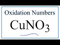 Oxidation Numbers and Nitrate Ions