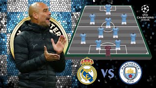 🔥 Real Madrid Vs Manchester City: Manchester City Potential Lineup 🔥 Champions League 24/25