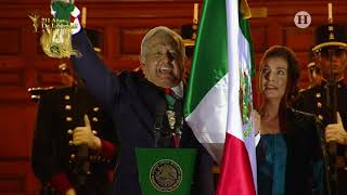 AMLO da el Grito de Independencia del 211 Aniversario