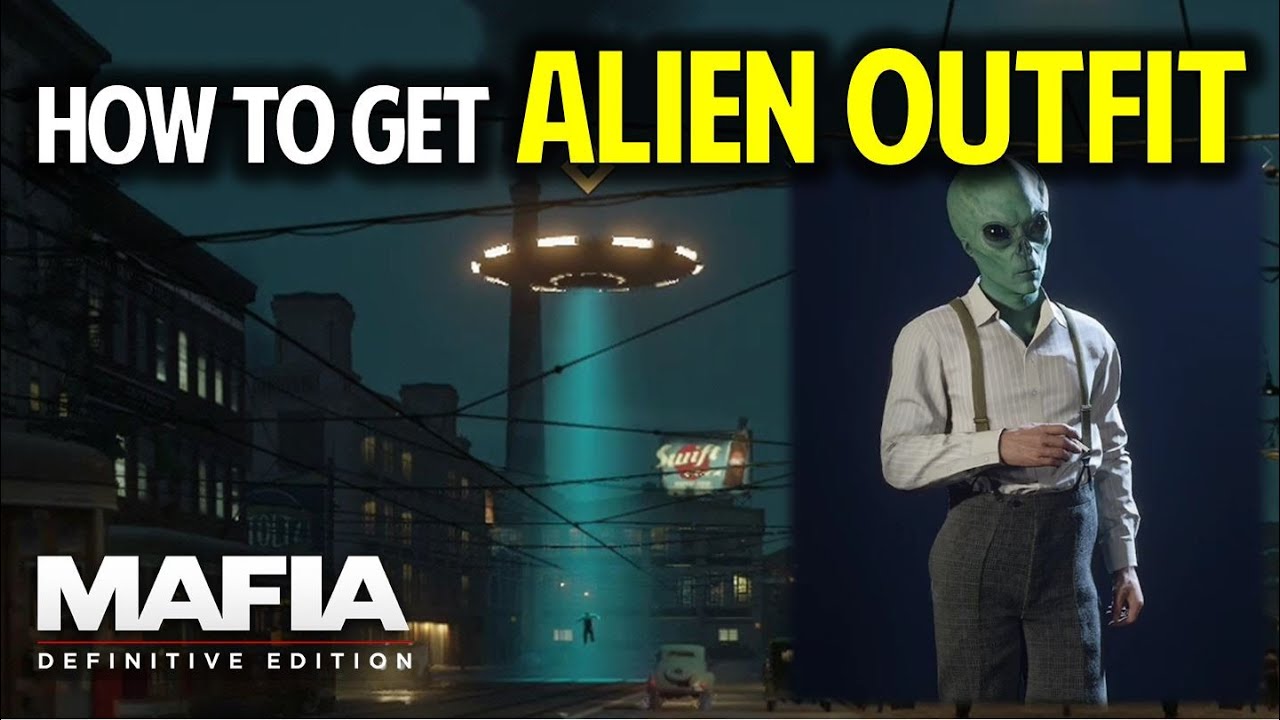 Alien Infiltration: FREE RIDE Mission | How to Unlock Alien Outfit | Mafia 1 Remake (MIB Easter Egg)
