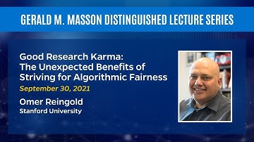 Good Research Karma: The Unexpected Benefits of Striving for Algorithmic Fairness – Omer Reingold