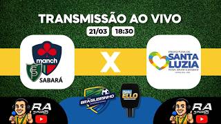 MANCHESTER X SANTA LUZIA AO VIVO - COPA BRASILEIRINHO SUB 16.