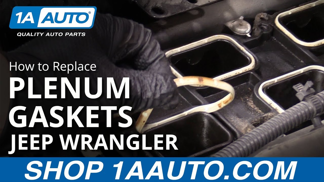 How to Replace Intake Plenum Gaskets 06-18 Jeep Wrangler - YouTube