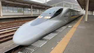 こだま号博多行き700系7000番台　山陽新幹線三原駅到着