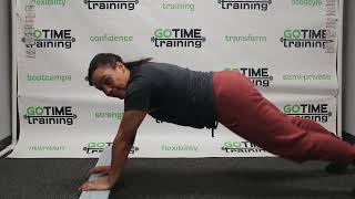 Plank Step Ups