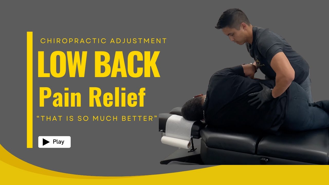 Writer Author gets Full Body Chiropractic Adjustment | Low Back Pain Relief | Plano Chiropractor