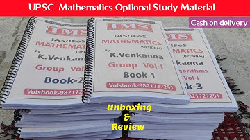 IMS Mathematics Notes | IMS Maths Optional Notes Review | #mathsnotes  #imsnotes #ims #upscnotes