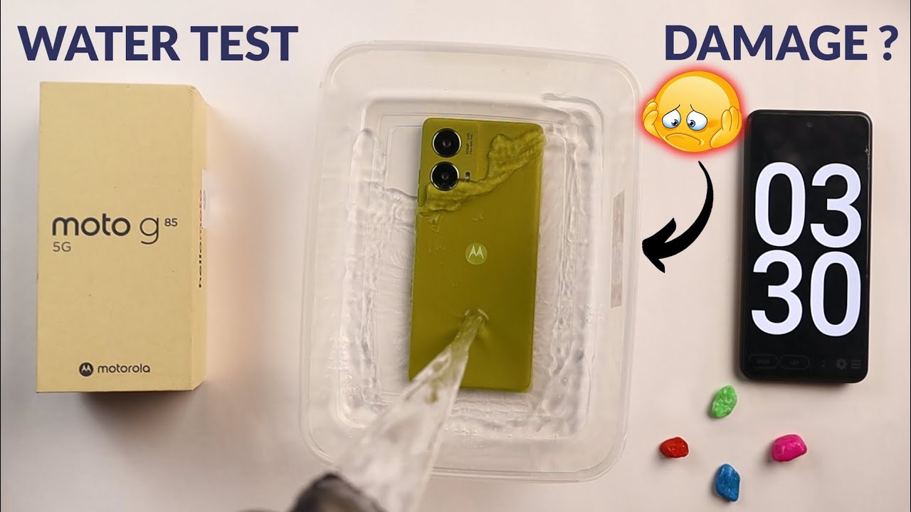 Moto G85 Water Test Moto G85 Water Test