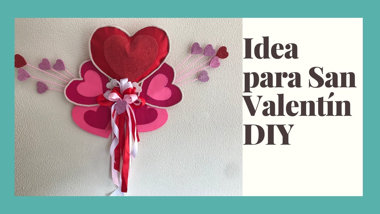 5 manualidades con fieltro para el día de la madre  Manualidades san  valentin, Regalos de san valentín para hombres, Regalos para san valentin