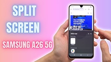 How To Split Screen On Samsung Galaxy A26 5G