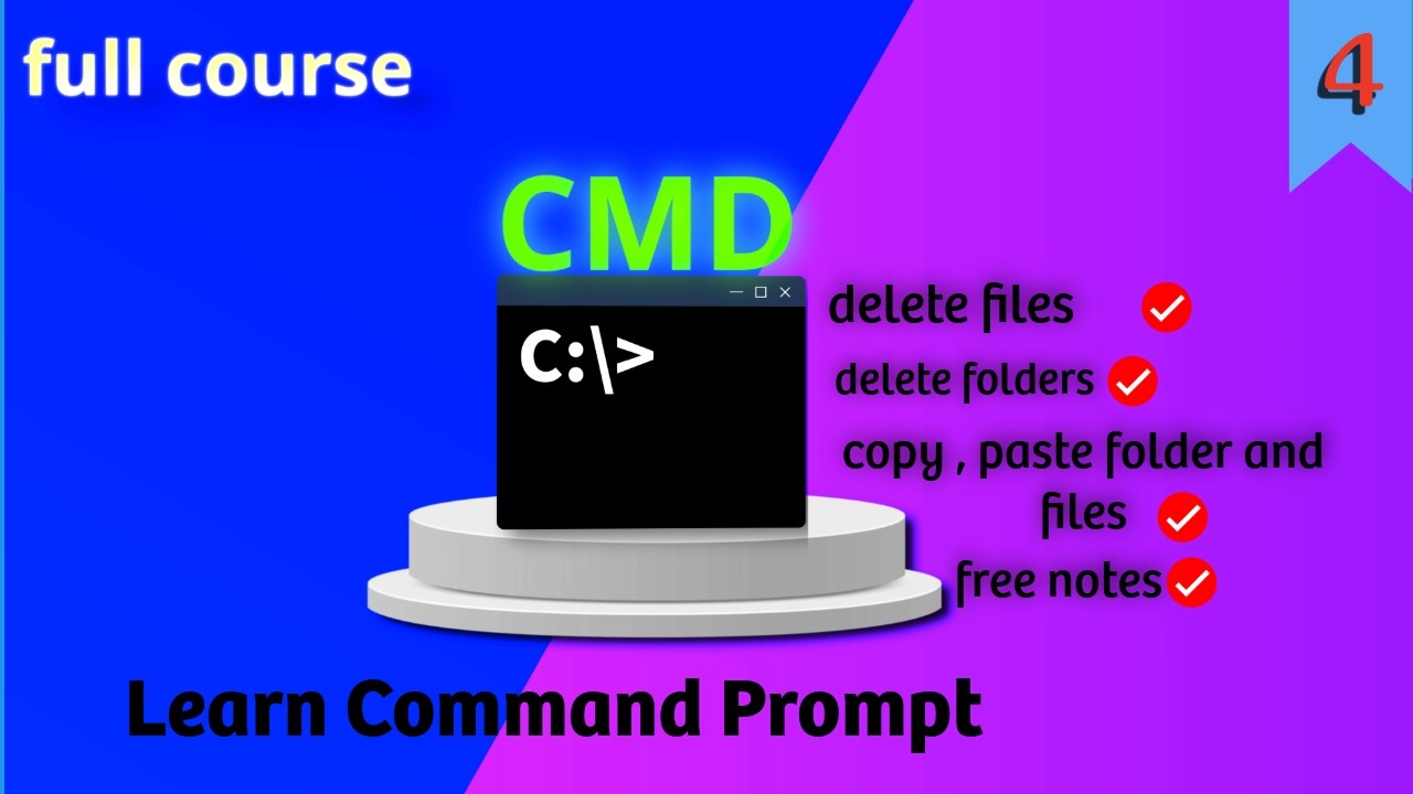 Learn Command Prompt (2026) || Part - 4 || Full Course ( file ...