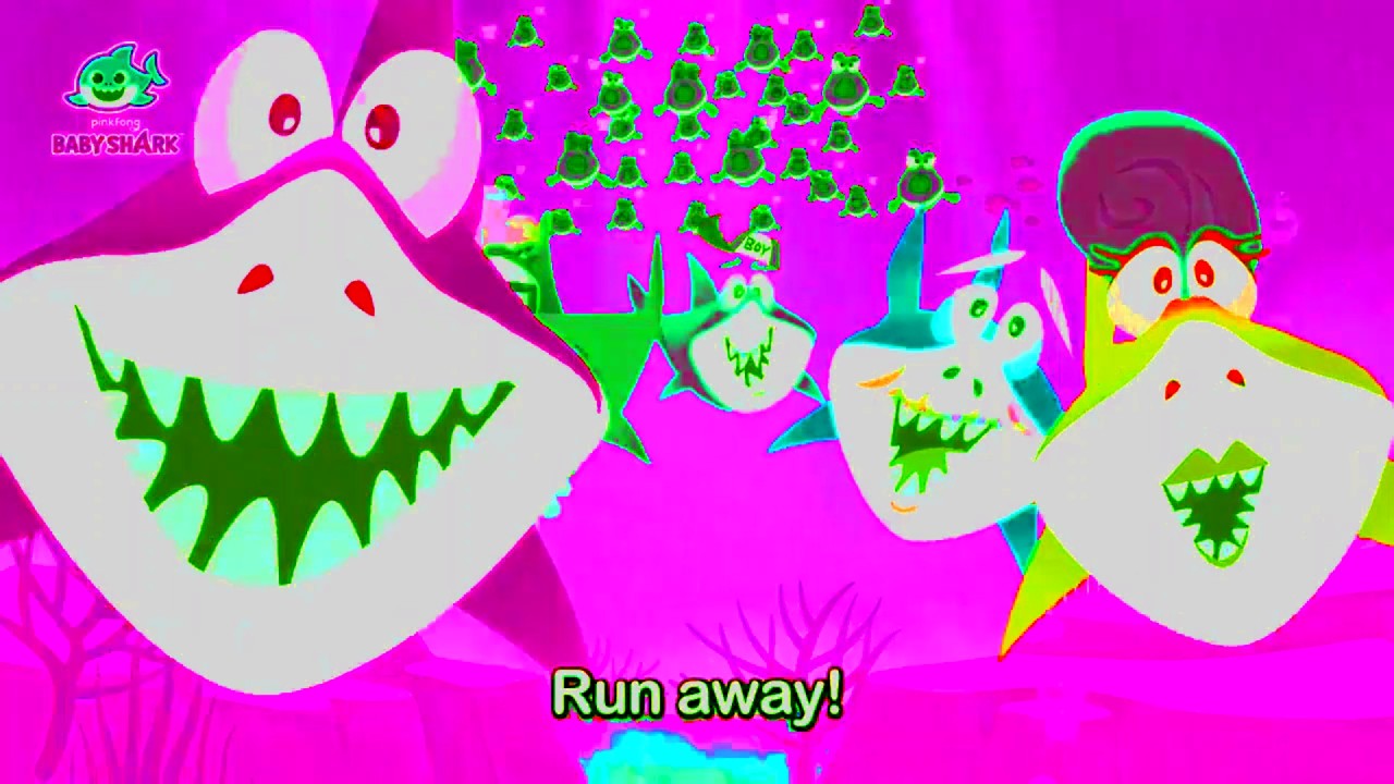 Run Away! Water color Finny The Shark X 2 Speed Super Simple Songs Effects - Sponsored by Preview 2