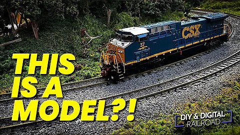 I didn't think N Scale could look this good. ScaleTrains Rivet Counter N Scale GE AC4400CW