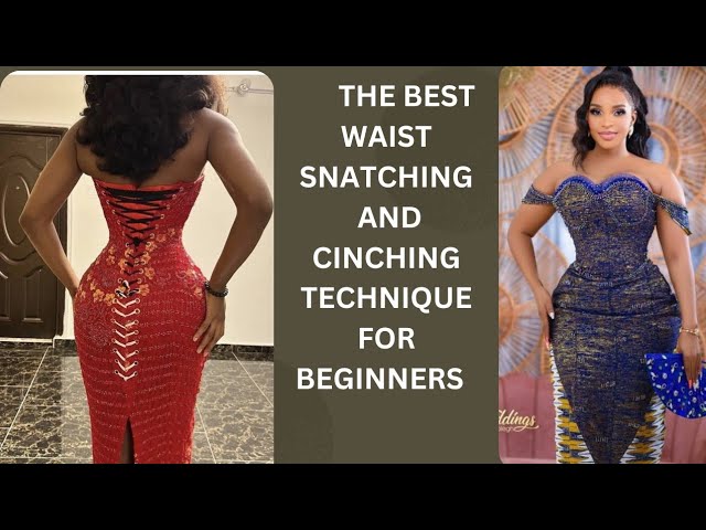 THE EASIEST WAY TO SNATCH YOUR WAIST BEGINNER'S FRIENDLY. WAIST CINCHING  TUTORIAL. #corsets #bustier 