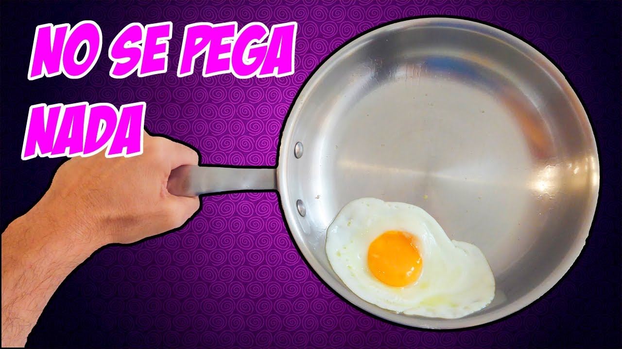 Cómo CURAR SARTEN de ACERO INOXIDABLE ► NUEVO METODO ► APRENDE a USARLA ✅