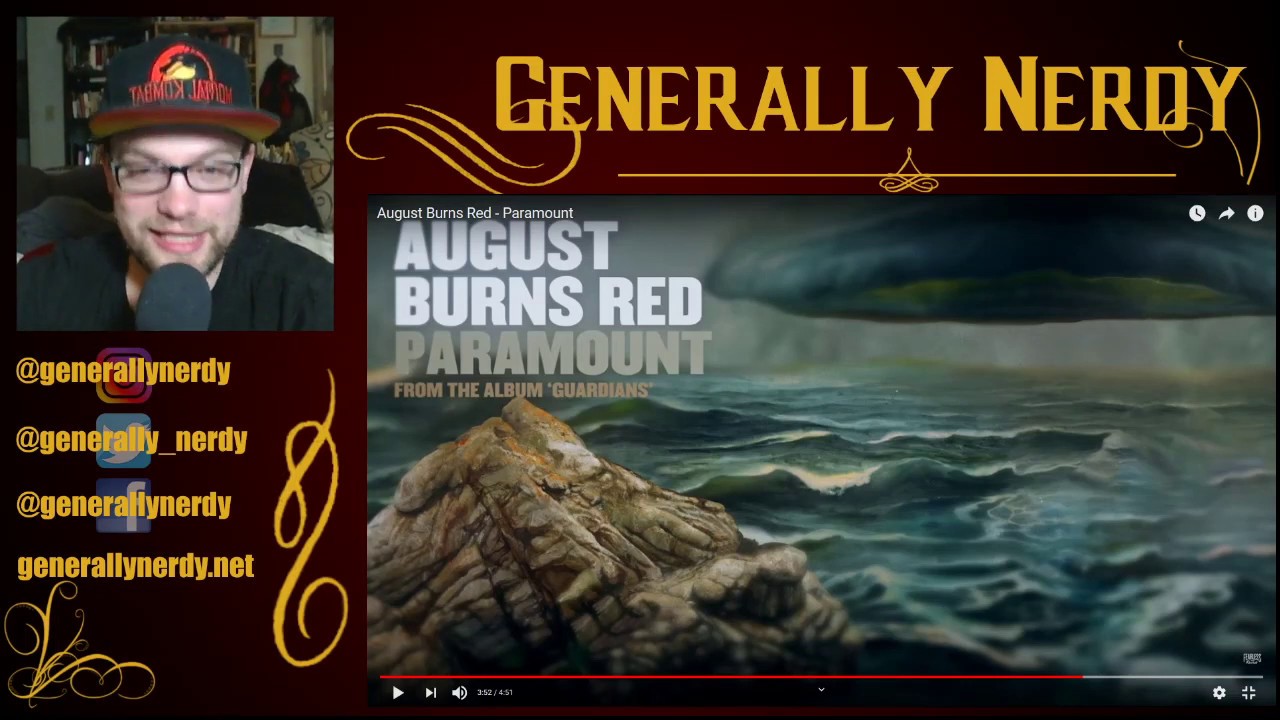 A Nerd Reacts to August Burns Red - "Paramount" and "Bones" | Generally Nerdy