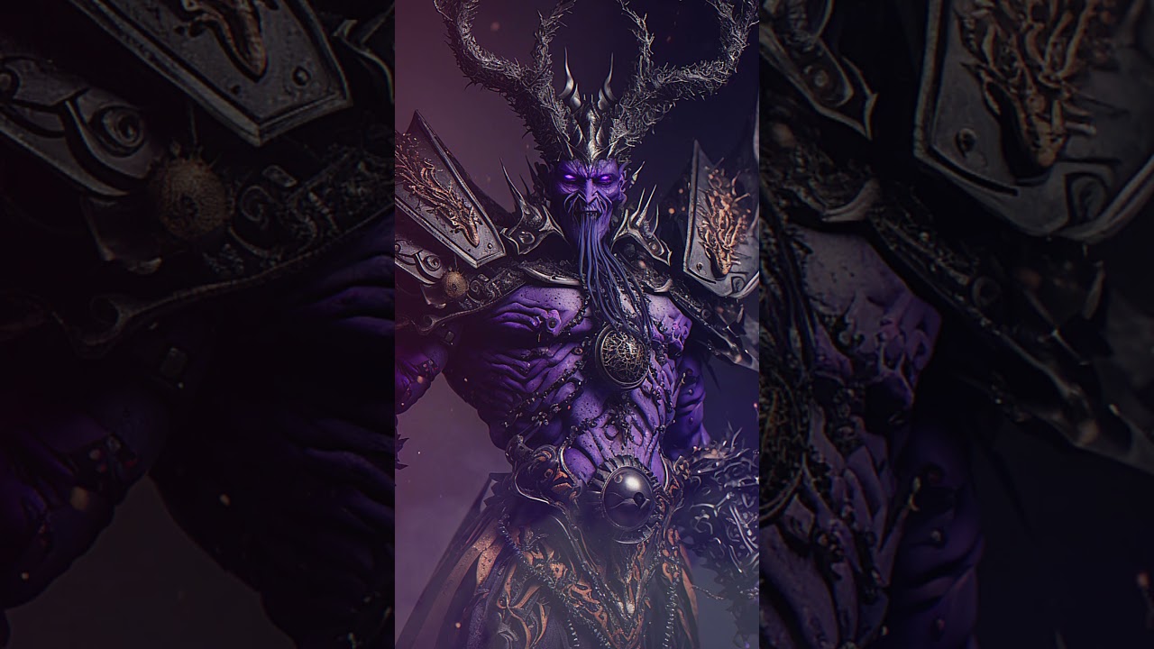 Chaos Gods of Warhammer 40K: Part 4/4 Reimagined with AI Art