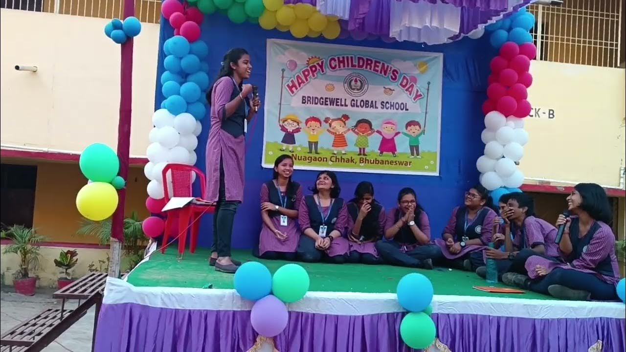 Role play and mimicry on children s day by kids bridgewell global