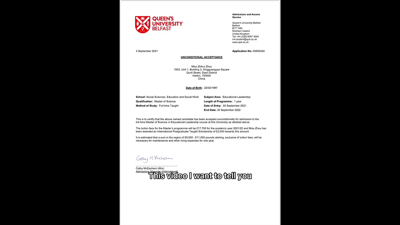 Assignment 1 ‘My Study Dream’—Zhihui Zhou