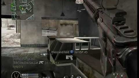 COD4 - M16 Red Dot Red Tiger Team Deathmatch - Good Old Good Old