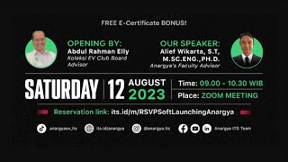 Anargya Formula Student EV Car Soft Launching : "The Shifting Landscape of The Automotive Industry" screenshot 4