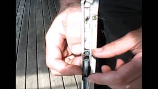 DIY  Patio Screen Door Adjustment & Lube
